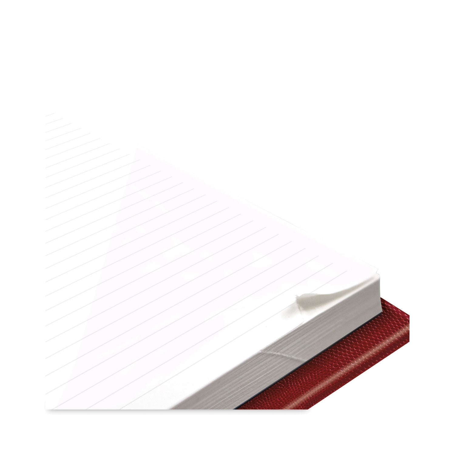 Brownline Daily Planner - Daily - 1 Year - January 2026 to December 2026 - 1 Day Single Page Layout - 5 3/4" x 8 1/4" Sheet Size - Desktop - Red Cover - Notepad - 1 Each