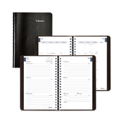 Julian Dates - Weekly - July 2025 to July 2026 - 1 Week Double Page Layout - 5" x 8" Sheet Size - Twin Wire - Black - Soft Cover, Tear-off - 1 Each