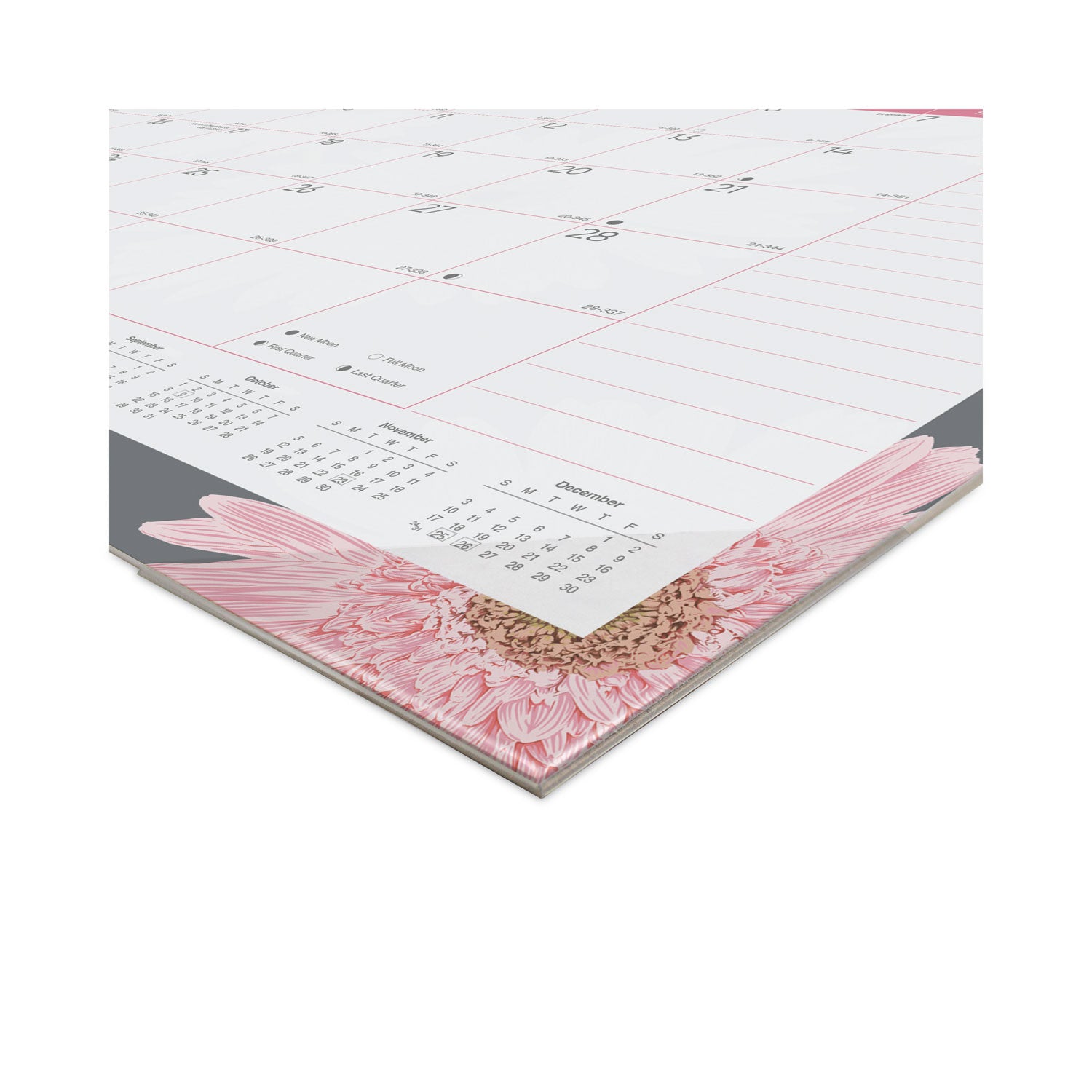 Brownline Monthly Floral Desk Pad