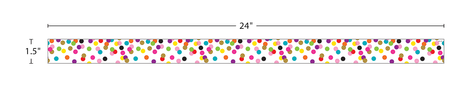 Confetti Magnetic Border