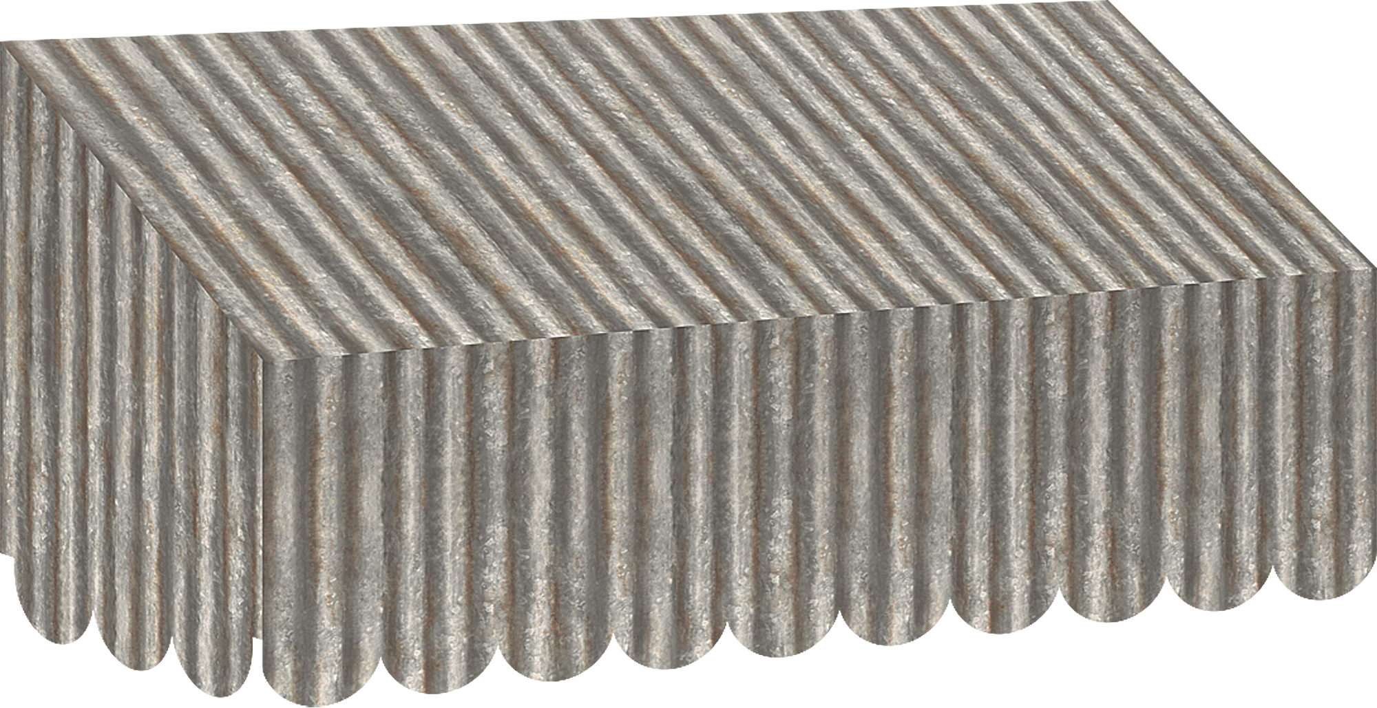 Corrugated Metal Awning