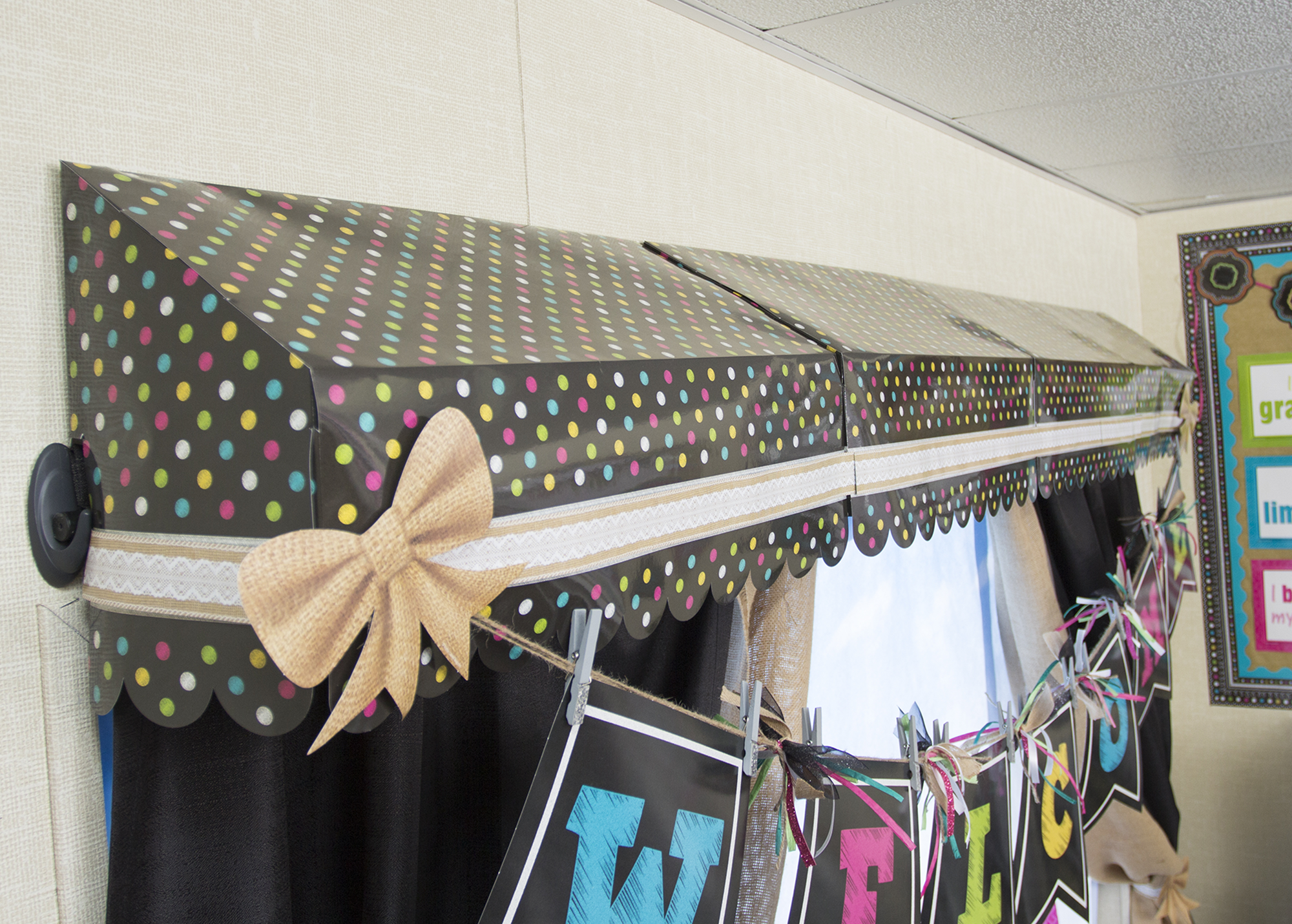 Chalkboard Brights Awning