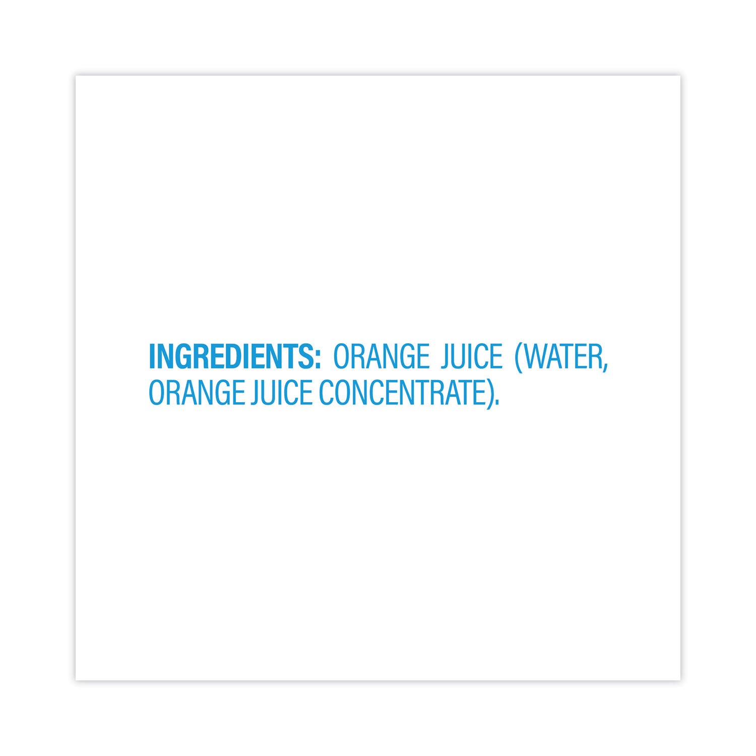100% Juice, Orange, 4 oz Cup, 48/Box