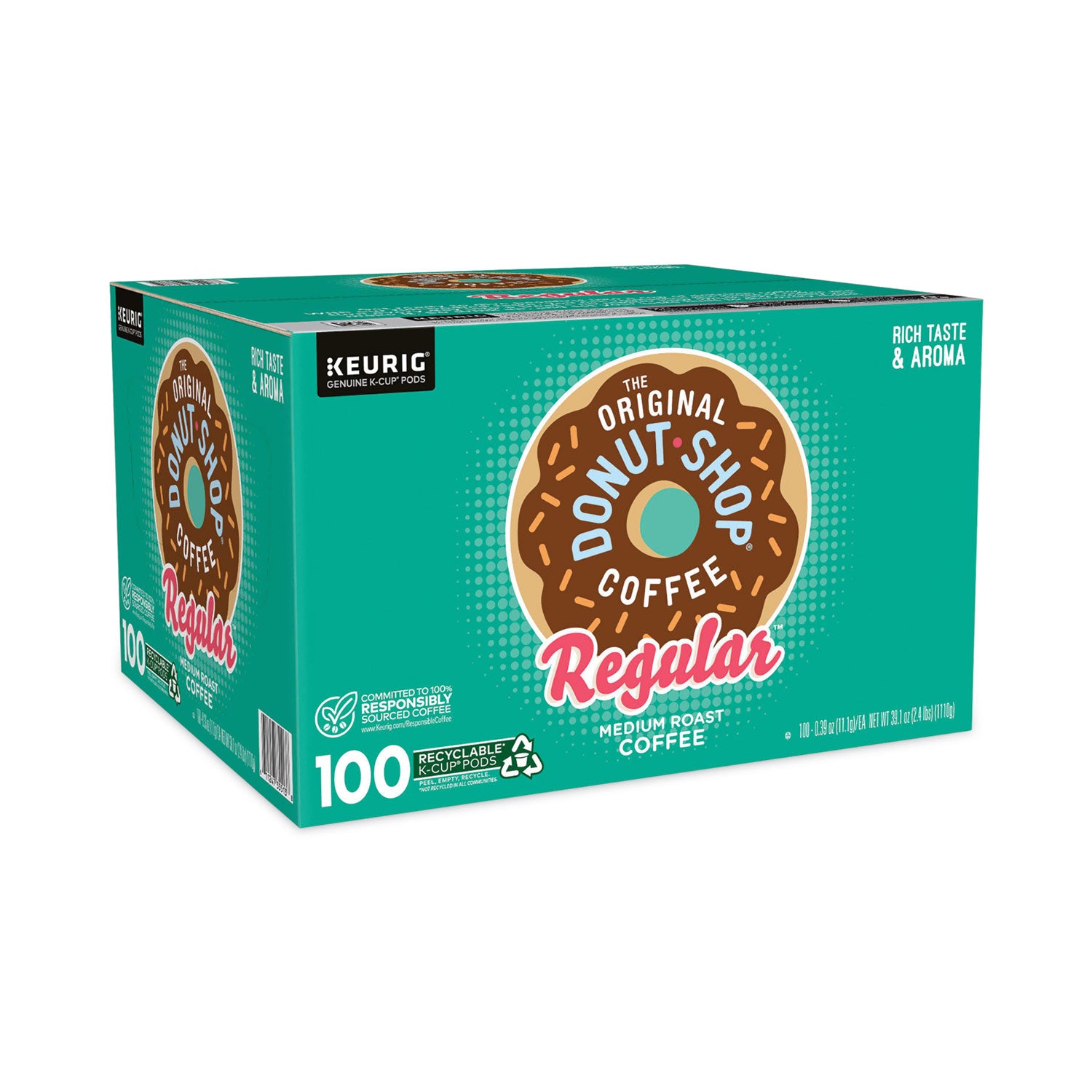 Compatible with Keurig K-Cup Brewer - Regular - Extra Bold Medium - 80 K-Cup - K-Cup - 1 / Carton