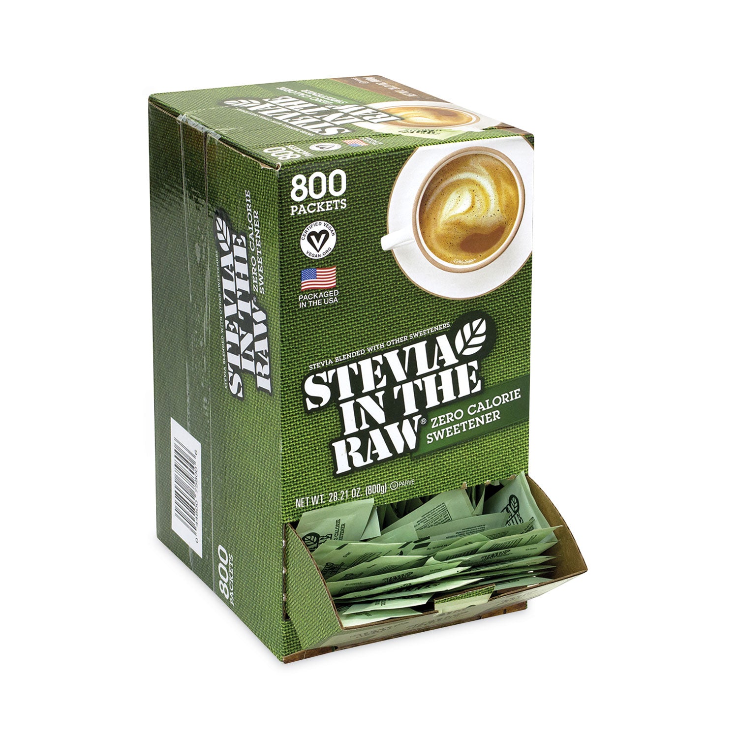Stevia Flavor - Natural Sweetener - 800/Bag - 1 Carton