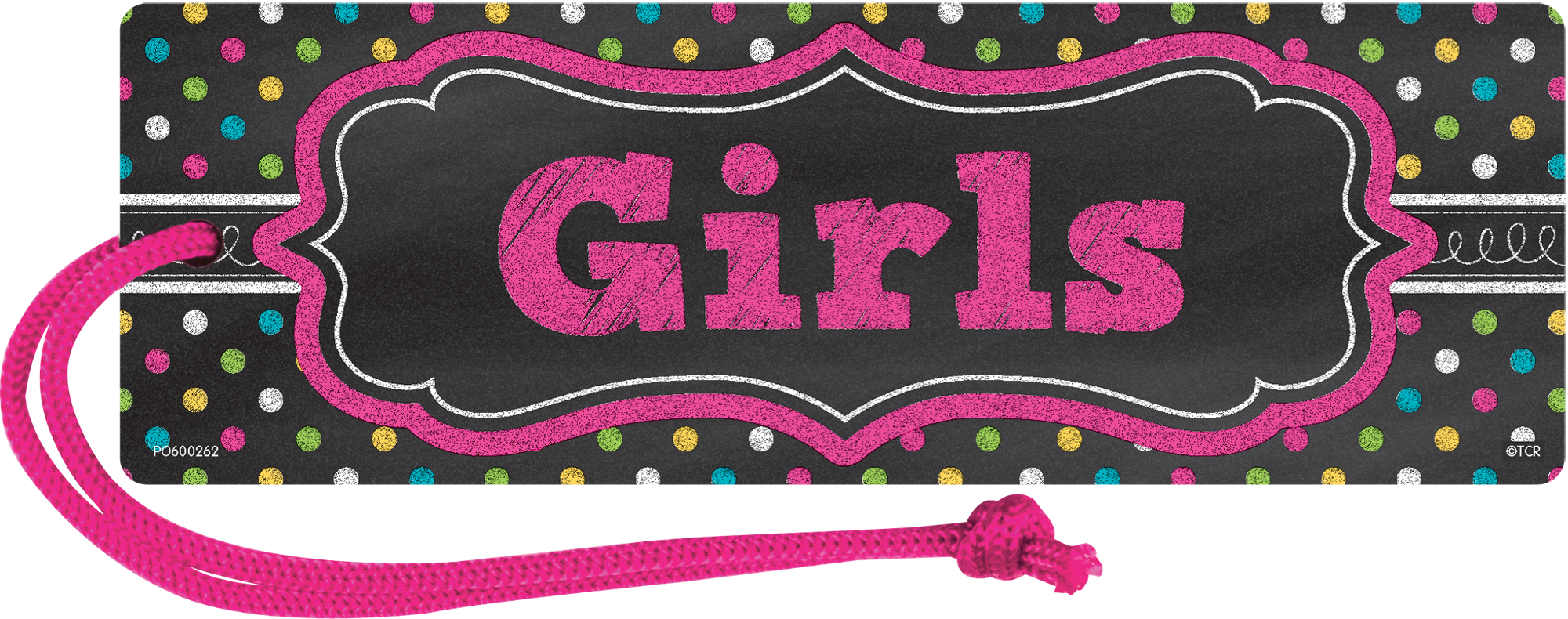 Chalkboard Brights Magnetic Girls Pass