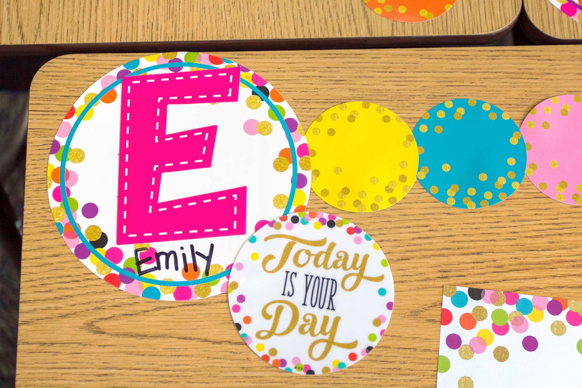 Multi Bright Stitch 7" Fun Font Letters