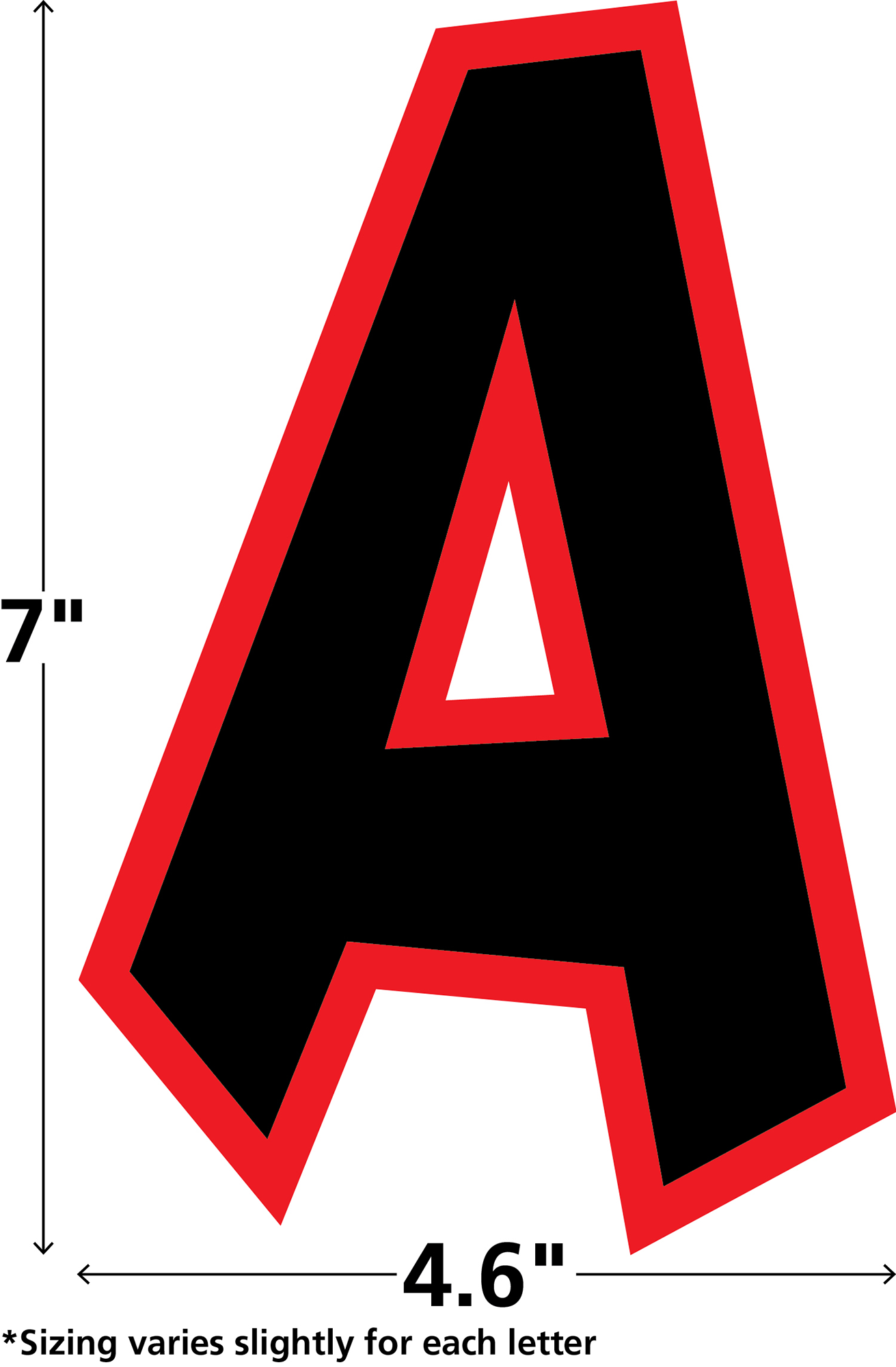 Electric Bright 7" Fun Font Letters