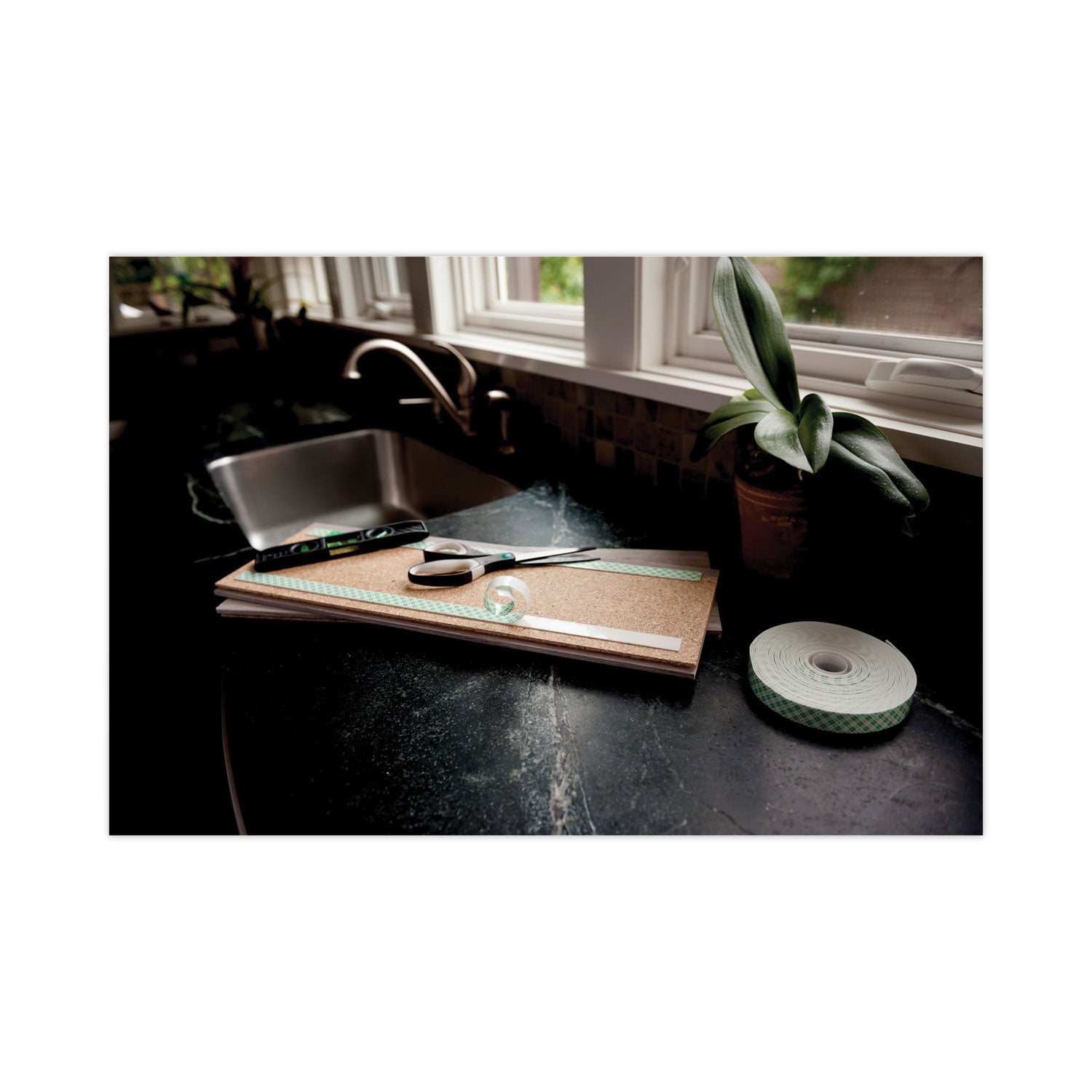 Scotch Double-Coated Foam Mounting Tape - 38 yd Length x 0.75" Width - 1" Core - White - 0.06 mil - Temperature Resistant, Long Lasting - For Multipurpose - 1 Roll