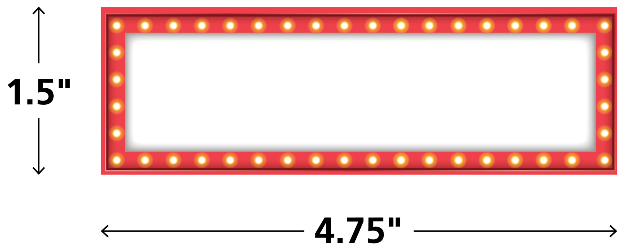 Marquee Labels Magnetic Accents