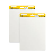 Super Sticky Easel Pad, 25" x 30", White, 30 Sheets/Pad, 2 Pads