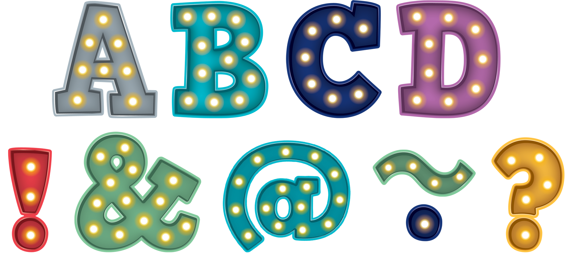 Marquee Bold Block 2" Magnetic Letters