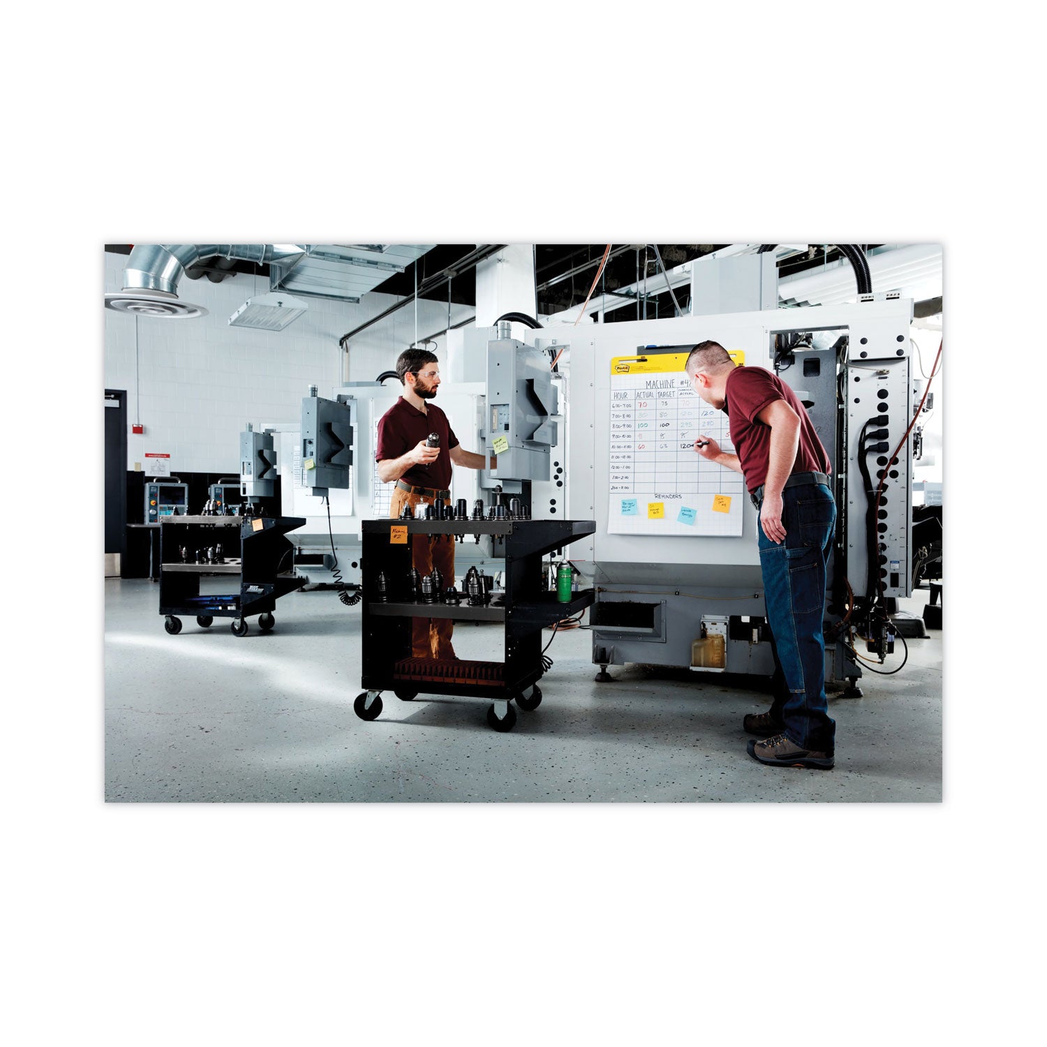 30 Sheets - Stapled - Feint Front Ruling - Blue Margin - 18.50 lb Basis Weight - 25" x 30" Sheet Size - White Paper - Cardboard Cover - Self-adhesive, Bleed-free, Perforated, Repositionable, Resist Bleed-through, Removable, Sturdy Back - 1 Carton
