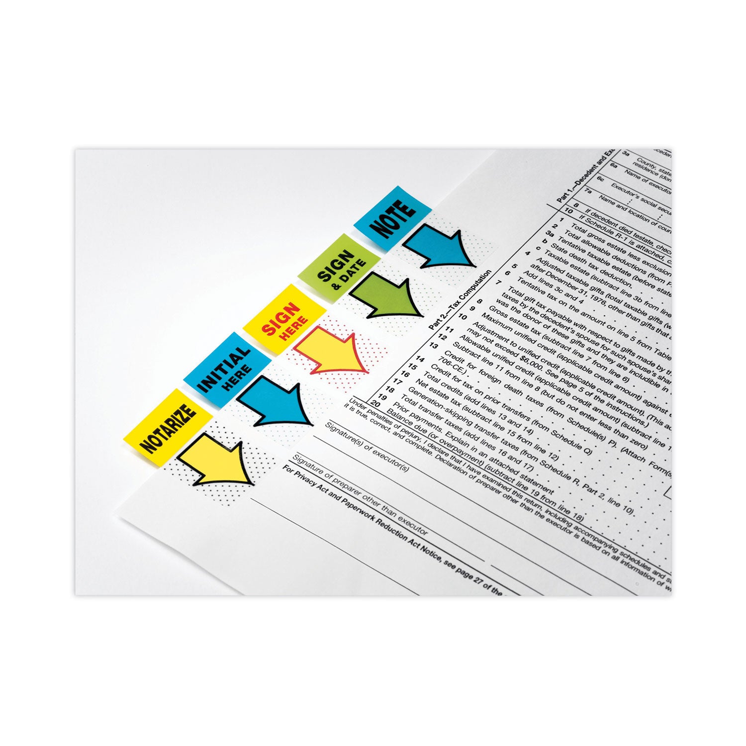 1" x 1.75" - 200 Flag Capacity - Yellow