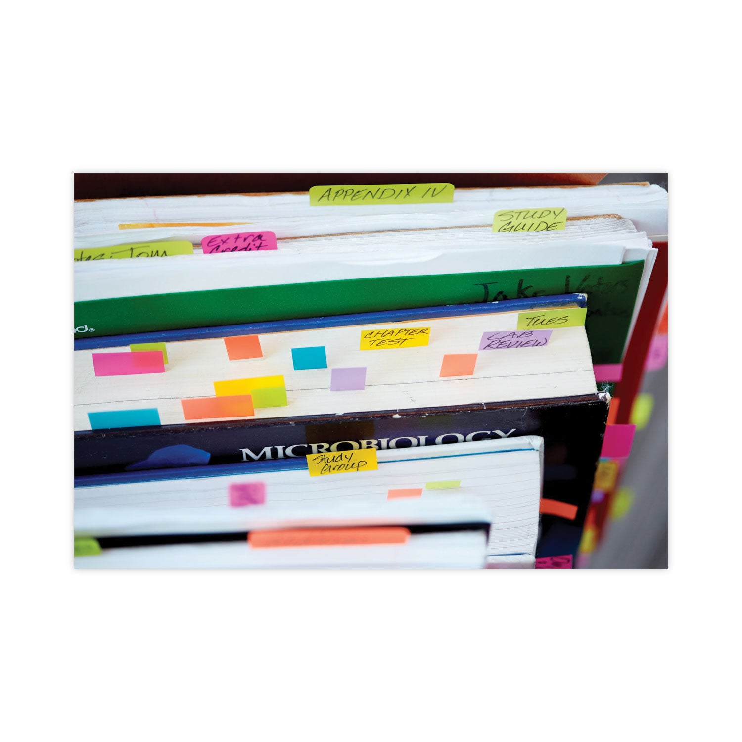Post-it&reg; Flags - 160 - 1" Flag/Note Width x 1 3/4" Flag/Note Length - Rectangle - Unruled - Pink, Green, Orange, Purple, Assorted - Dispenser Included - 1 Pack