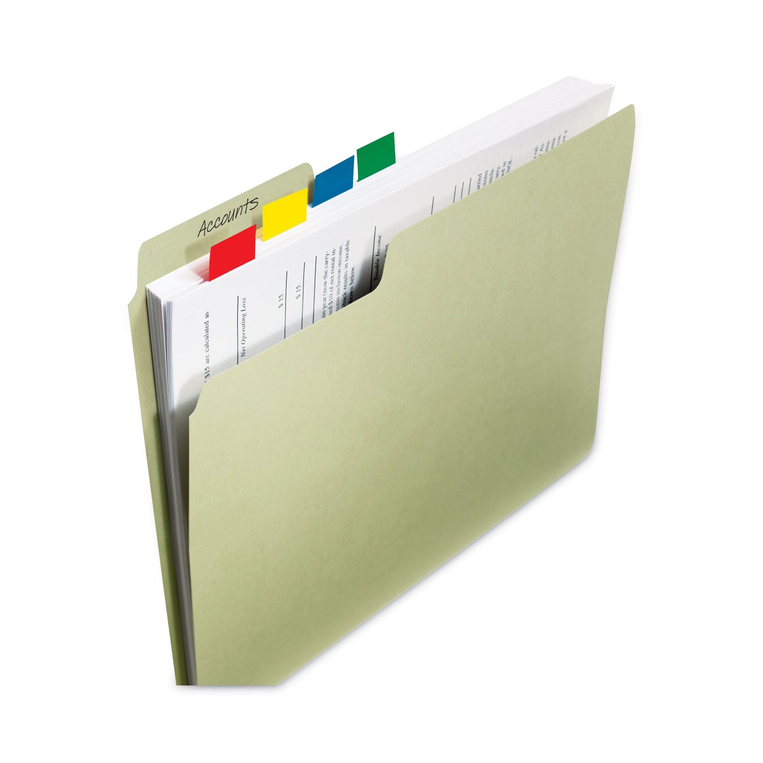 Post-it&reg; Flags Value Pack - 200 - 1" Flag/Note Width x 1 3/4" Flag/Note Length - Rectangle - Unruled - Red, Green, Yellow, Blue, Assorted - Self-adhesive, Removable - Dispenser Included - 1 Pack