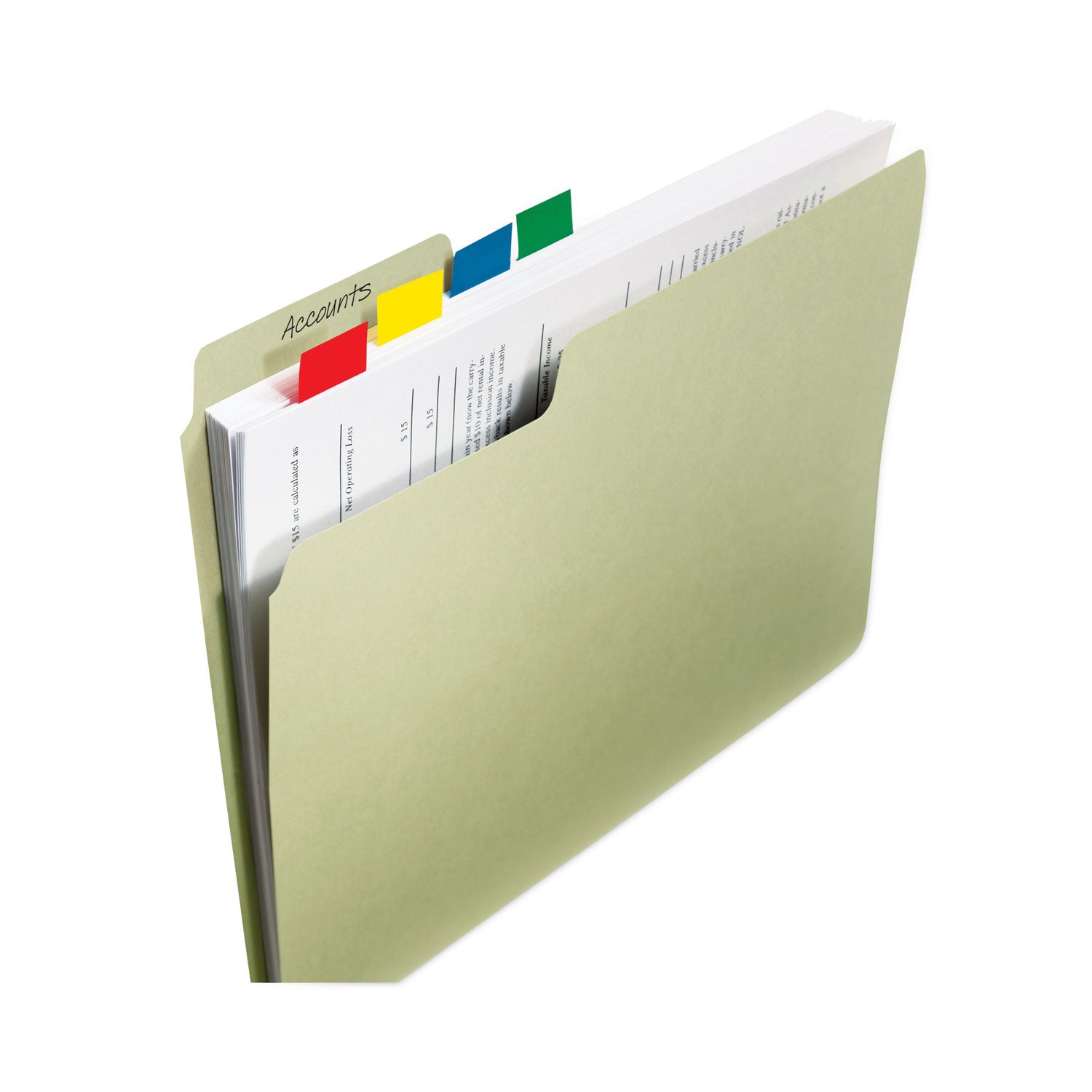 Post-it&reg; Flags - 40 x Red, 40 x Yellow, 40 x Blue, 40 x Green - 1" Flag/Note Width x 1 3/4" Flag/Note Length - Rectangle - Unruled - Red, Yellow, Green, Blue, Assorted - Dispenser Included - 1 Pack