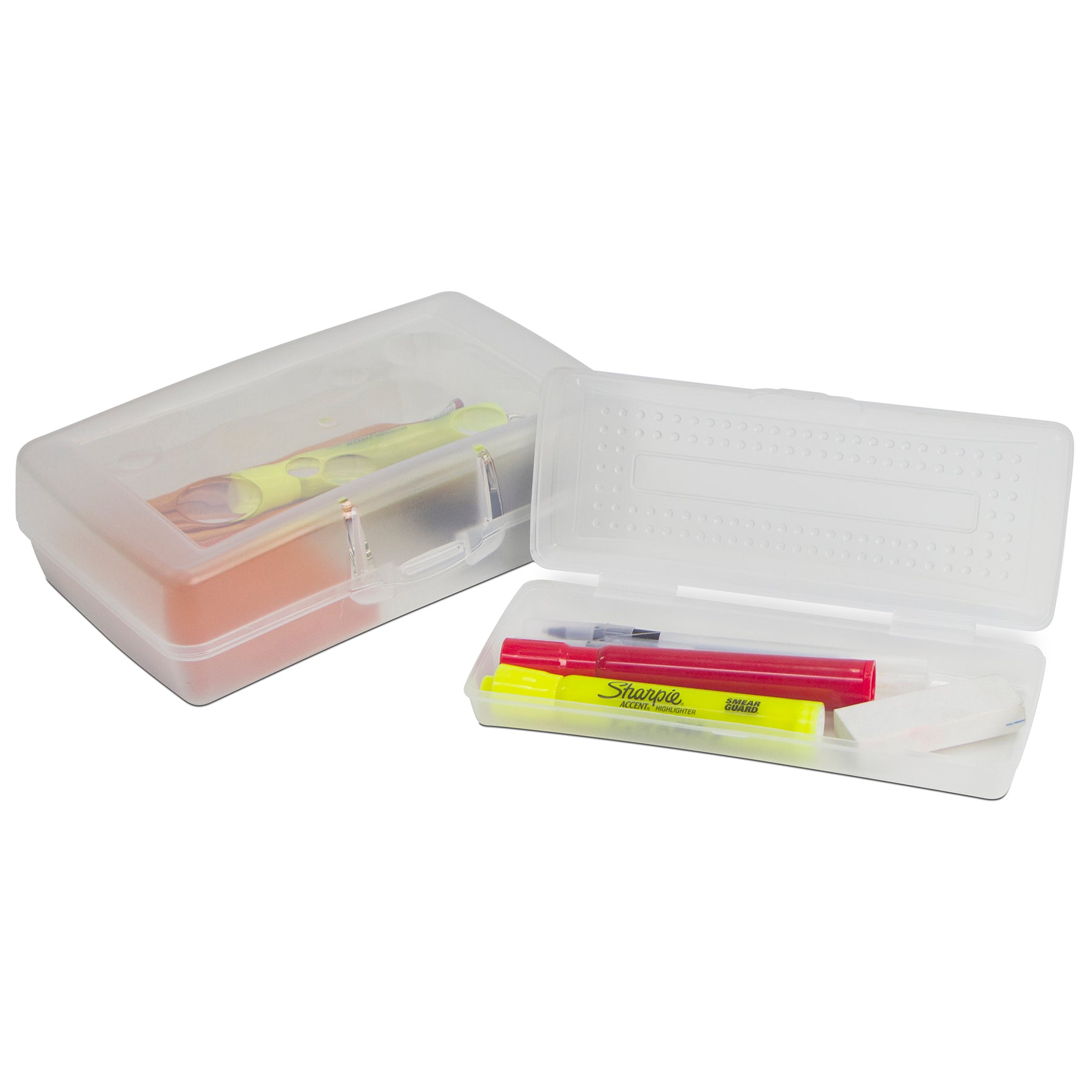 Large Pencil Box, Clear