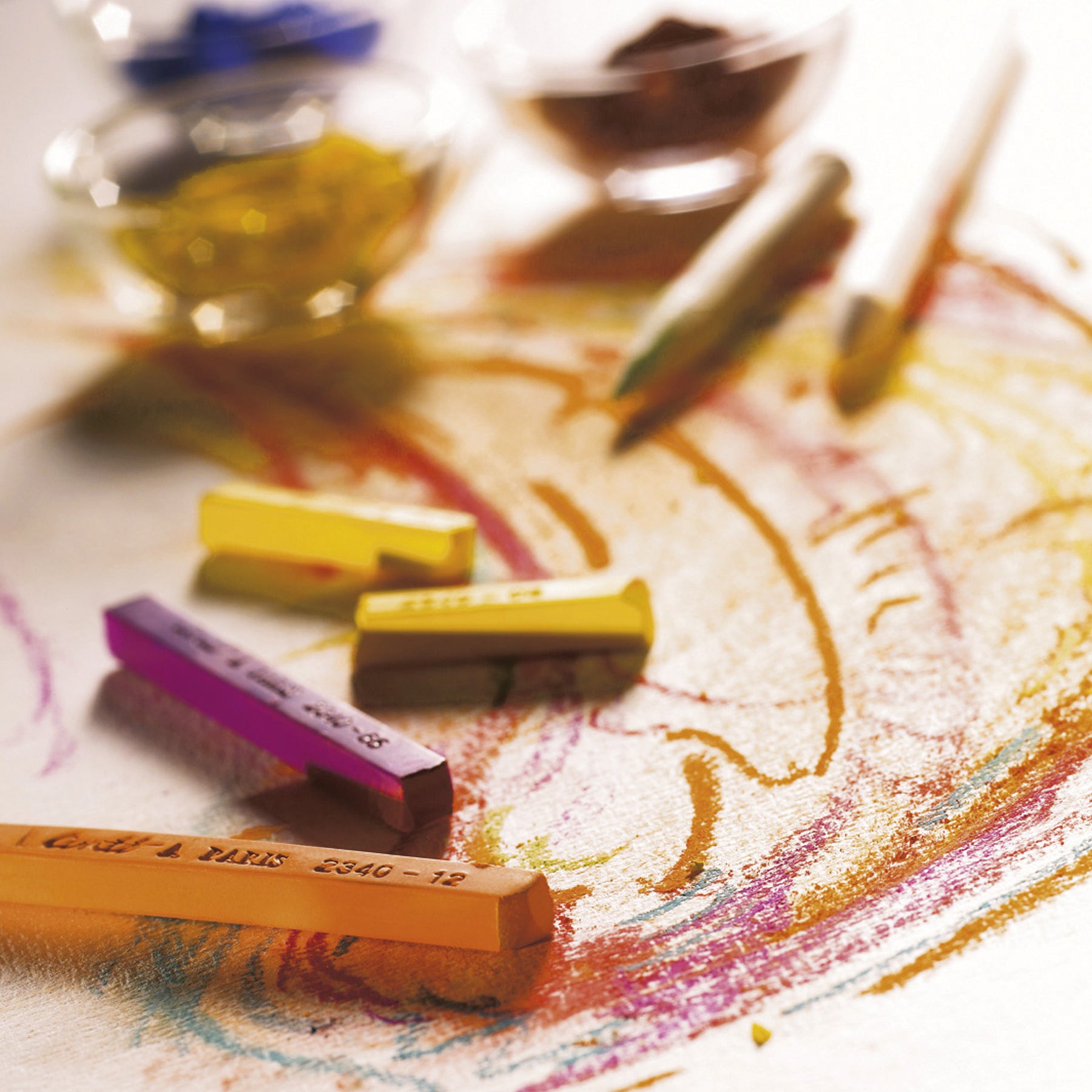 Carrés Couleurs Colour Crayons, Assorted, Set of 48