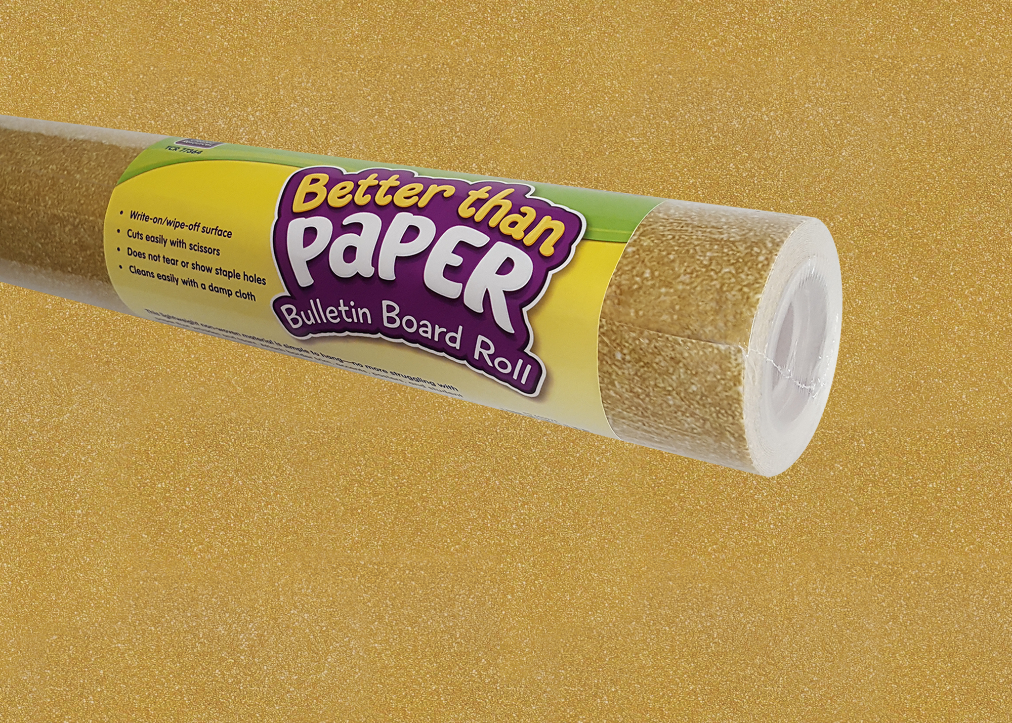 Gold Shimmer Better Than Paper® Bulletin Board Roll