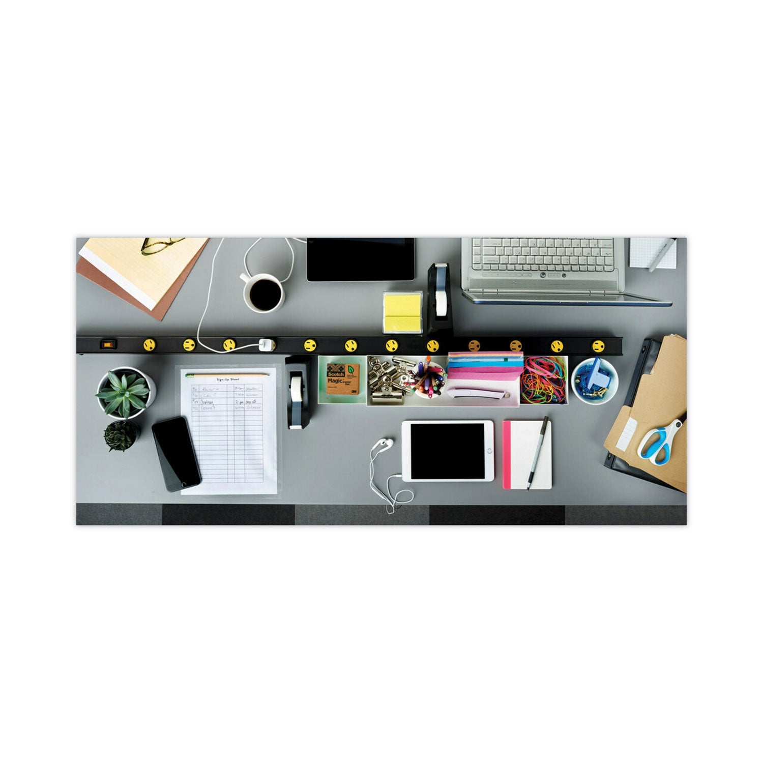 25 ft Length x 0.75" Width - 1" Core - Clear - Permanent Adhesive Backing - Dispenser Included - Handheld Dispenser - For Mending, Splicing - 3 / Pack