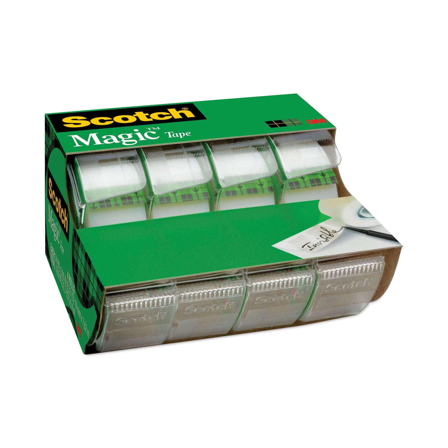 25 ft Length x 0.75" Width - 1" Core - Matte - Clear - Dispenser Included - Handheld Dispenser - For Sealing, Packing - 1 Pack