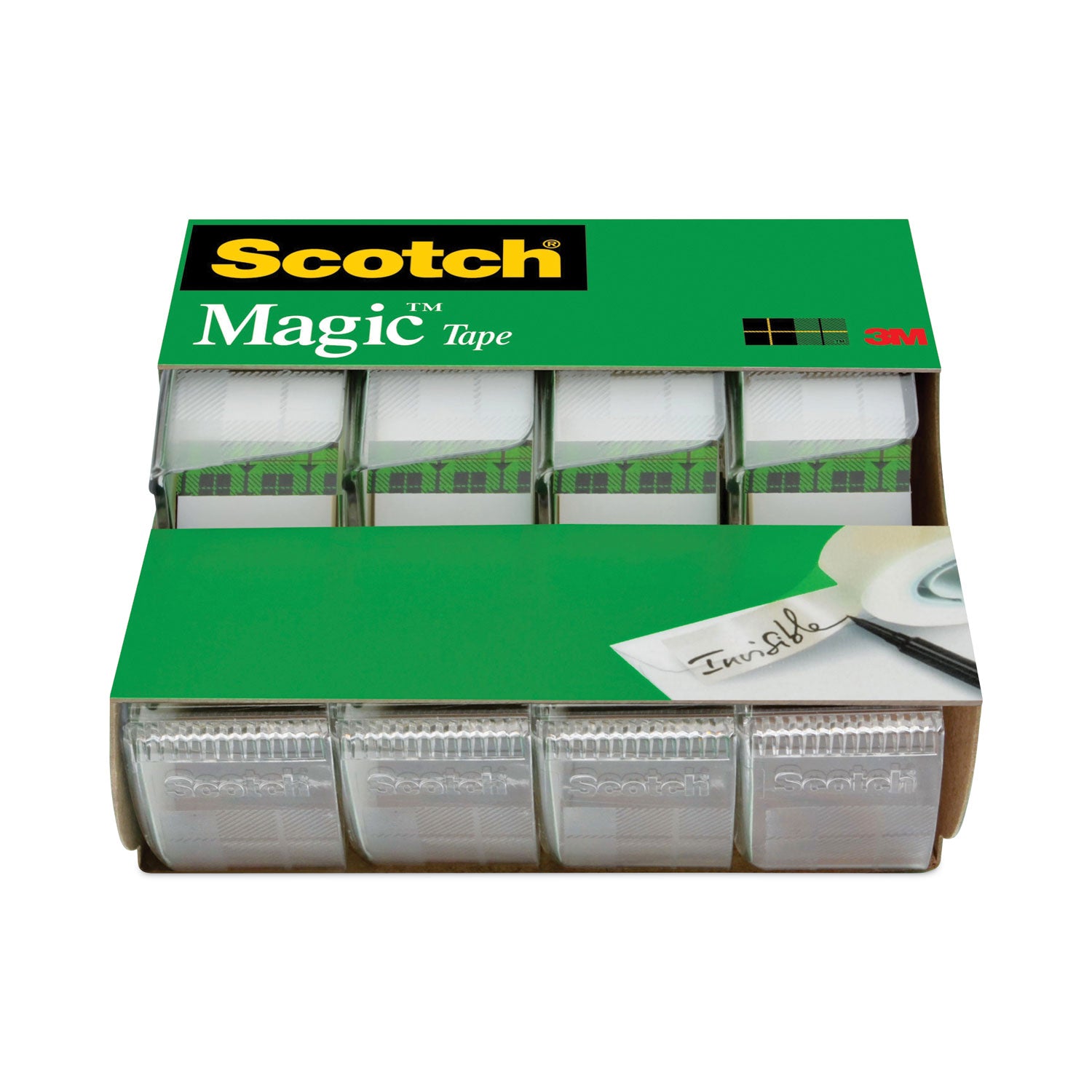 25 ft Length x 0.75" Width - 1" Core - Matte - Clear - Dispenser Included - Handheld Dispenser - For Sealing, Packing - 1 Pack