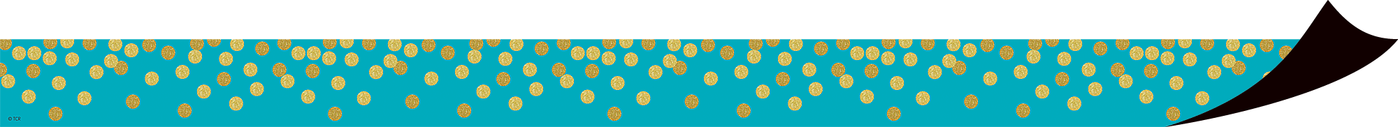 Teal Confetti Magnetic Border