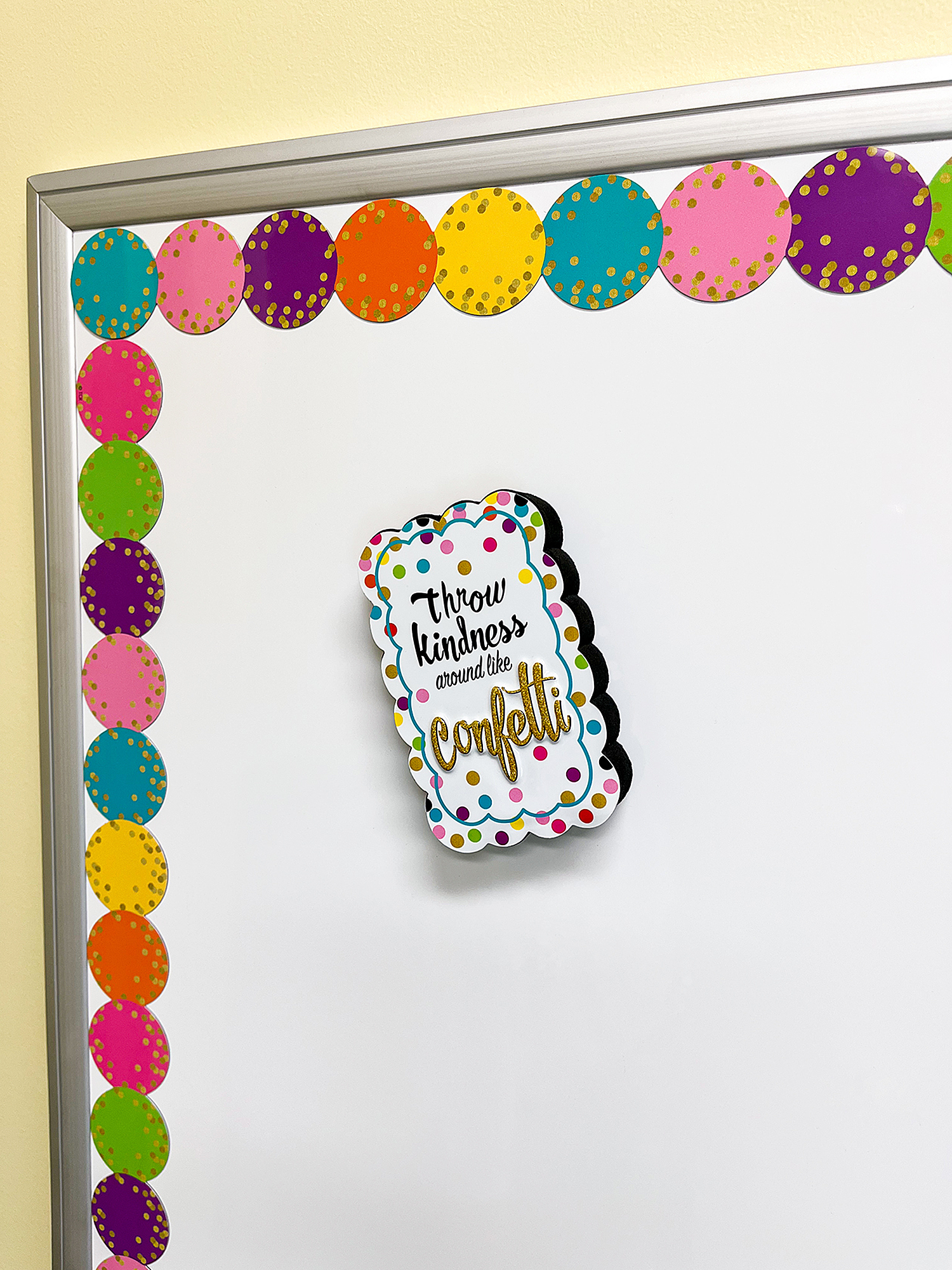 Confetti Magnetic Whiteboard Eraser