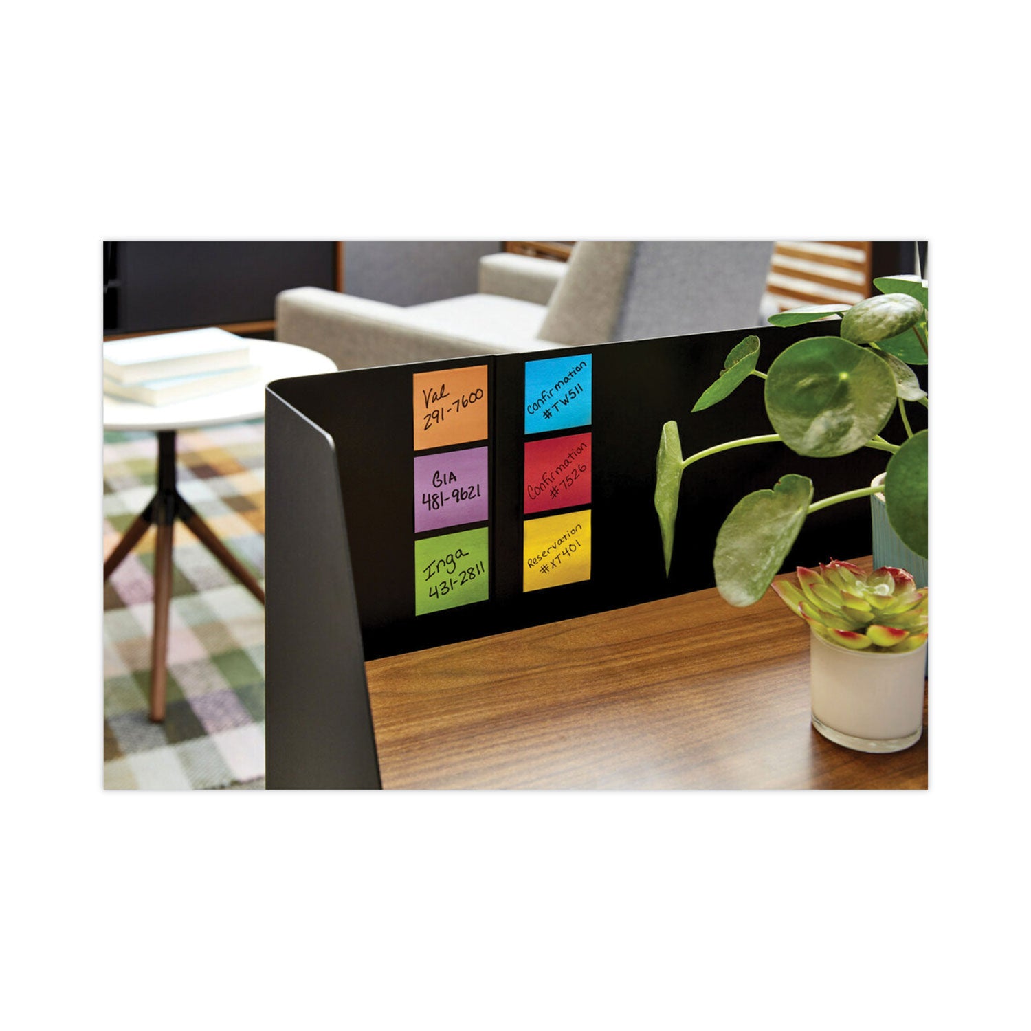 Post-it Super Sticky Notes, Playful Primaries Color Collection, 1 7/8" x 1 7/8", Square, 90 Sheets per Pad, 8 Pads/Pack, 720 Notes Total, Candy Apple Red, Sunnyside, Lucky Green, Blue Paradise