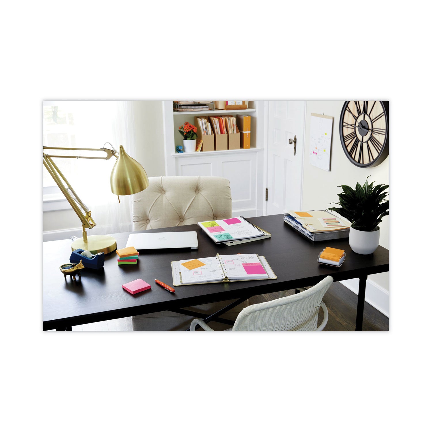 Post-it&reg; Notes - Poptimistic Color Collection - 500 - 3" Flag/Note Width x 3" Flag/Note Length - Square - 100 Sheets per Pad - Unruled - Power Pink, Acid Lime, Aqua Splash, Vital Orange, Guava - Paper - Self-adhesive, Repositionable - 1 Pack