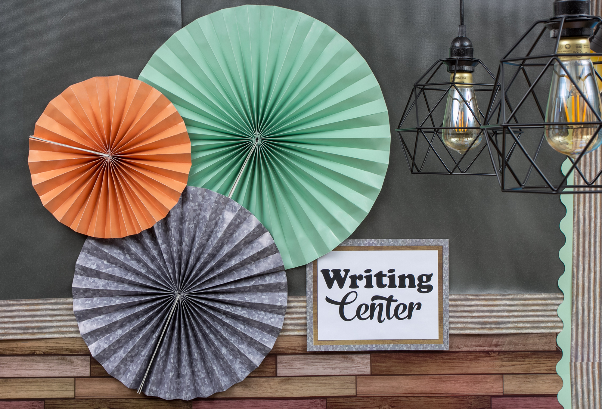 Home Sweet Classroom Hanging Paper Fans
