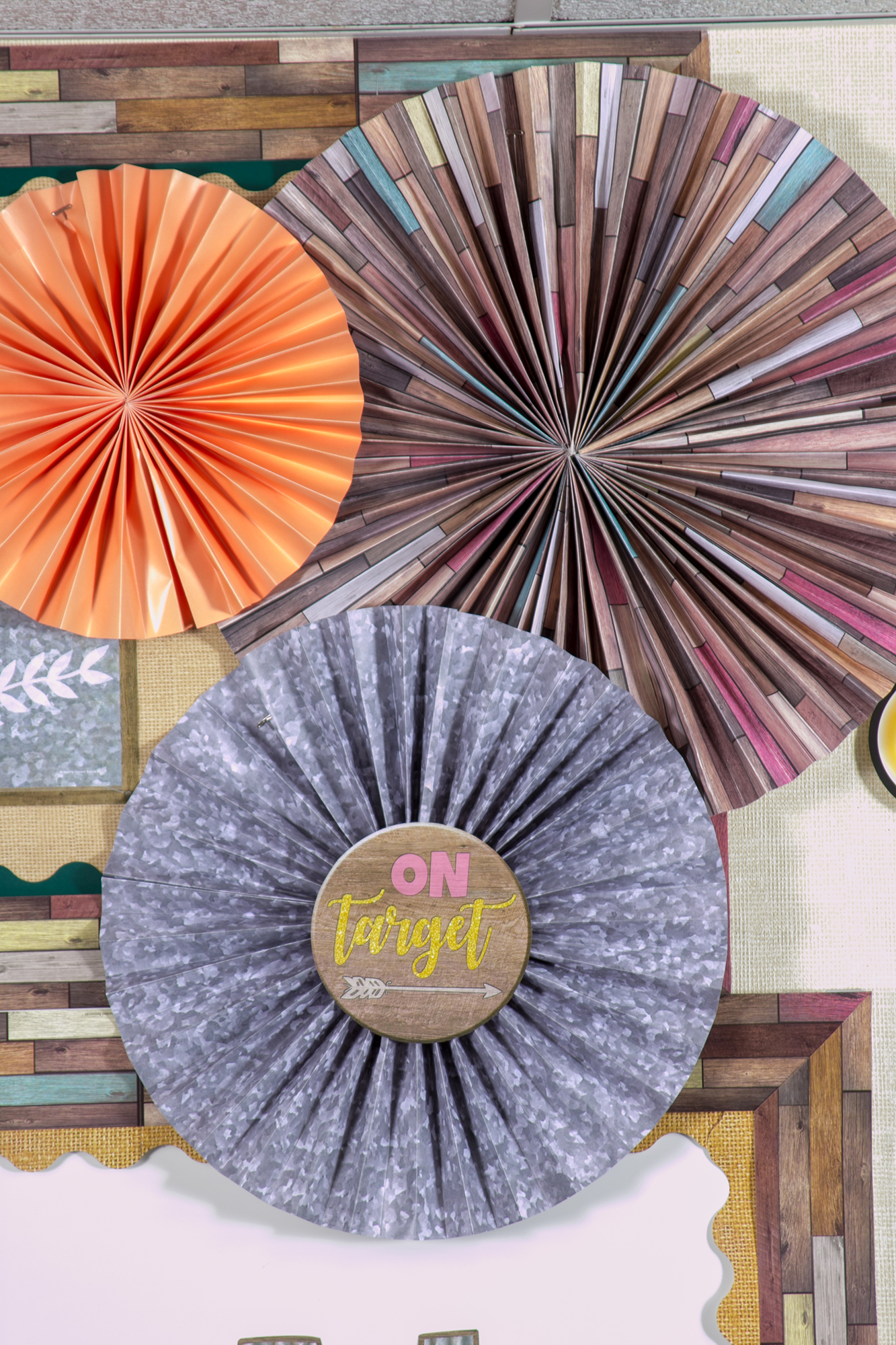 Home Sweet Classroom Hanging Paper Fans