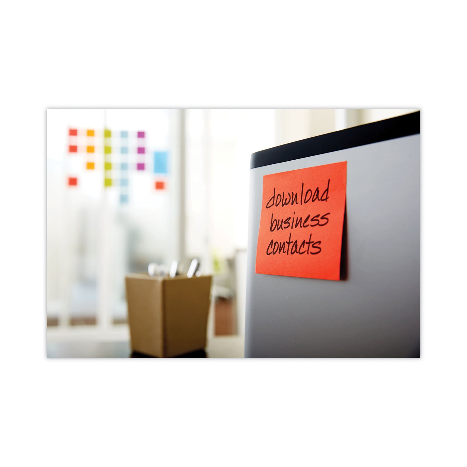 Post-it Super Sticky Notes, Playful Primaries Color Collection, 3" x 3", 90 Sheets per Pad, 5 Pads, Multicolor