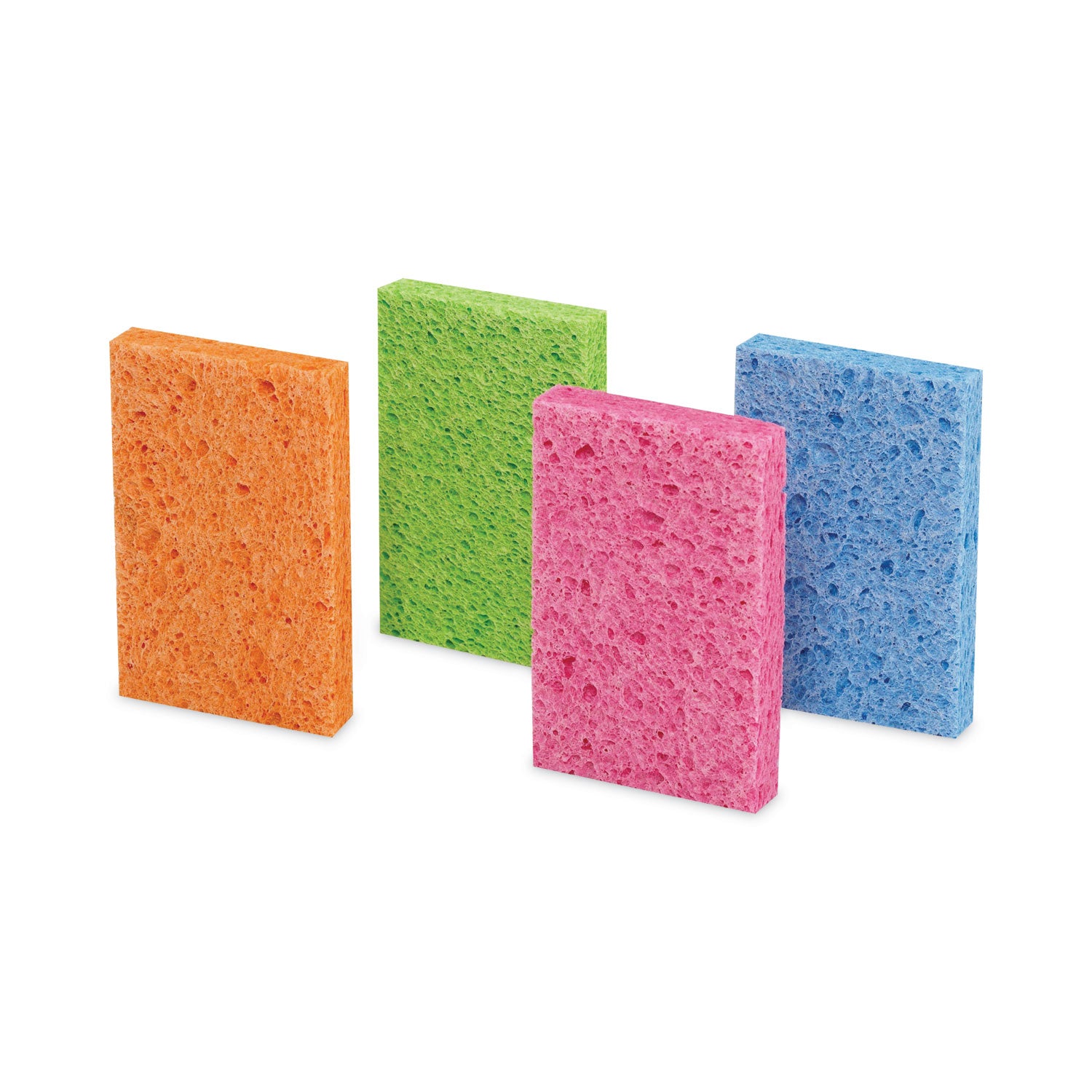 5.8" Height x 4.6" Width x 4.6" Depth - 4 / Pack - Cellulose - Assorted