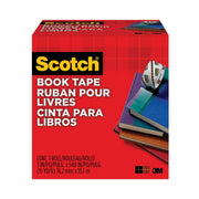 Scotch Book Tape - 15 yd Length x 3" Width - 3" Core - Clear - Acrylic - Crack Resistant - For Repairing, Reinforcing, Protecting, Covering - 1 Roll