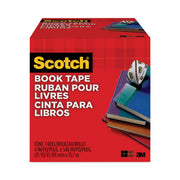 Scotch Book Tape - 15 yd Length x 4" Width - 3" Core - Clear - Acrylic - Crack Resistant - For Repairing, Reinforcing, Protecting, Covering - 1 Roll
