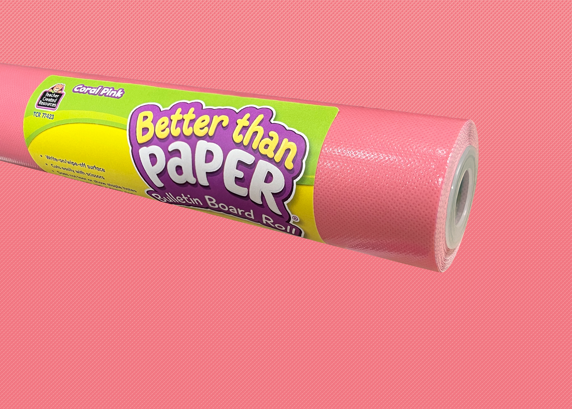 Coral Pink Better Than Paper® Bulletin Board Roll