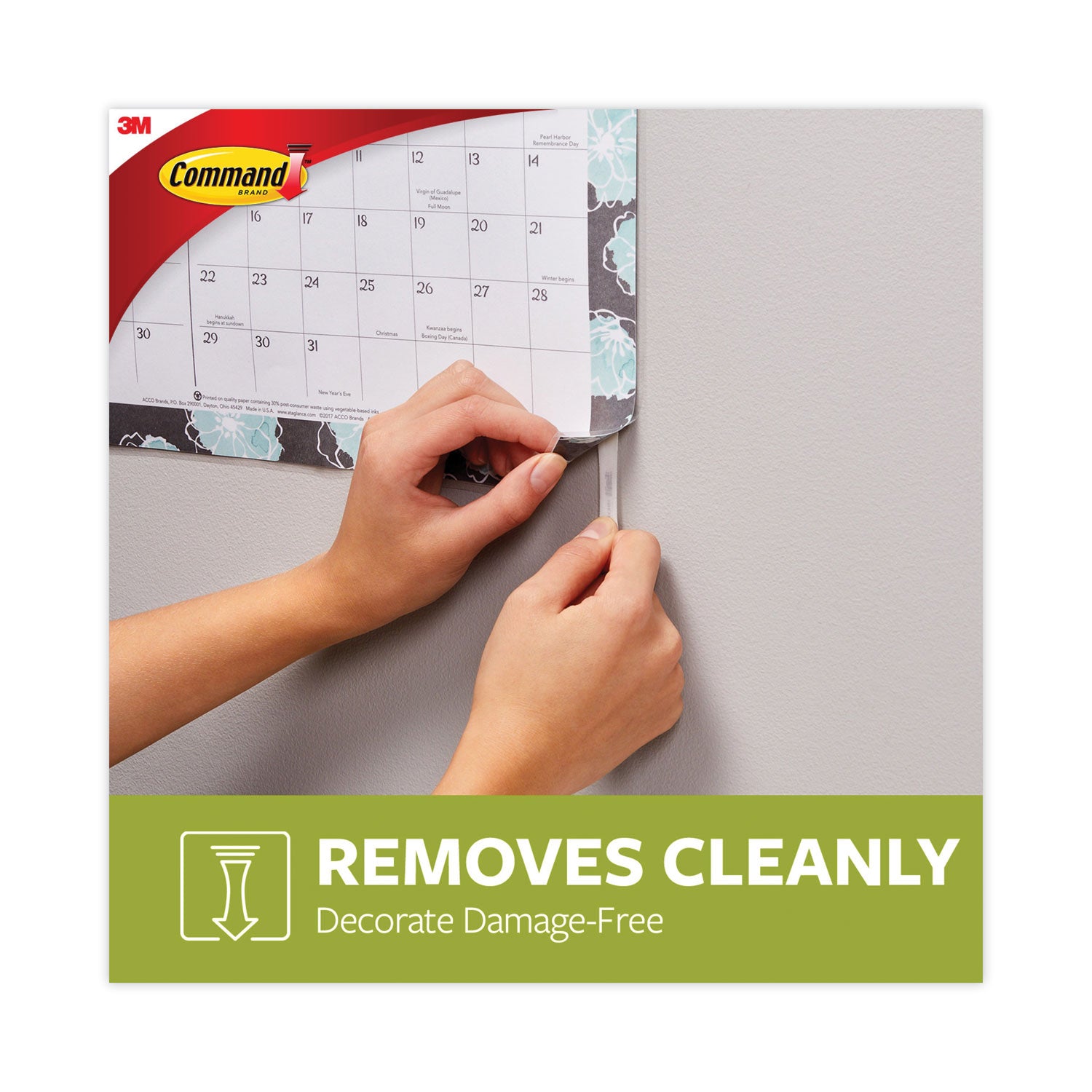 2.13" Length x 0.75" Width - White - Foam - Stain Resistant, Damage Resistant - For Photo, Poster, Calendar, Wood, Tile, Metal, Painted Surface, Wall - 4/Pack - 1 Carton