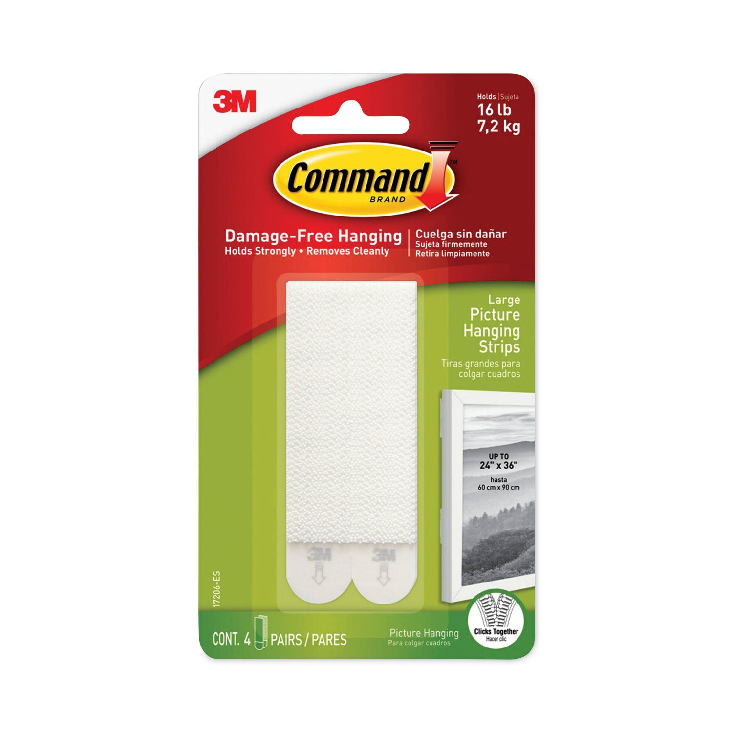 3.62" Length - White - 2/Set - 1 Pack