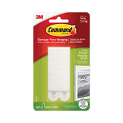 3.62" Length - White - 2/Set - 1 Pack