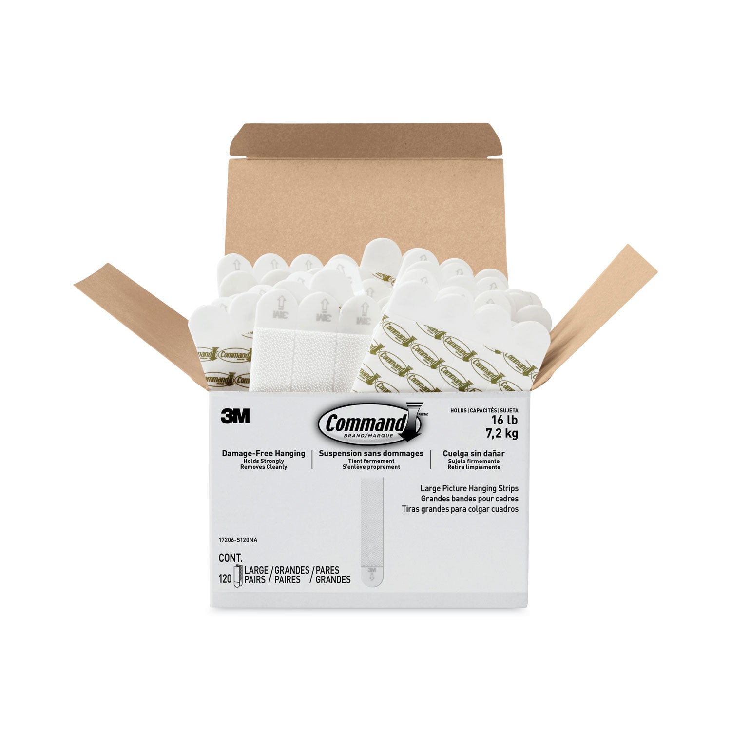 x 5.6" Length - for Pictures, Decoration - Foam - White - 120 / Pack