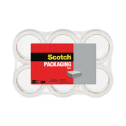 Scotch Lightweight Shipping/Packaging Tape - 54.60 yd Length x 1.88" Width x 2.2 mil Thickness - 3" Core - Clear - Synthetic Rubber Resin - For Sealing, Shipping - 1 Pack