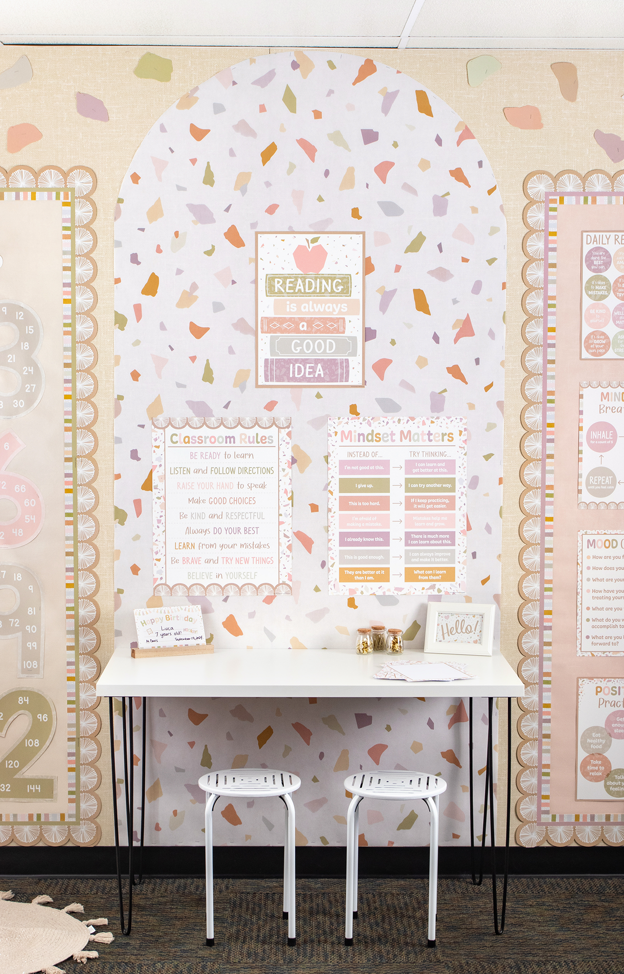 Terrazzo Tones Better Than Paper® Bulletin Board Roll