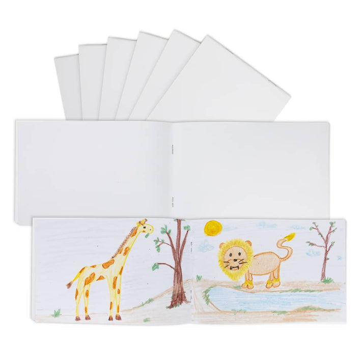 Bright Books, 10 White, 4.25"x5.5" 24 pages