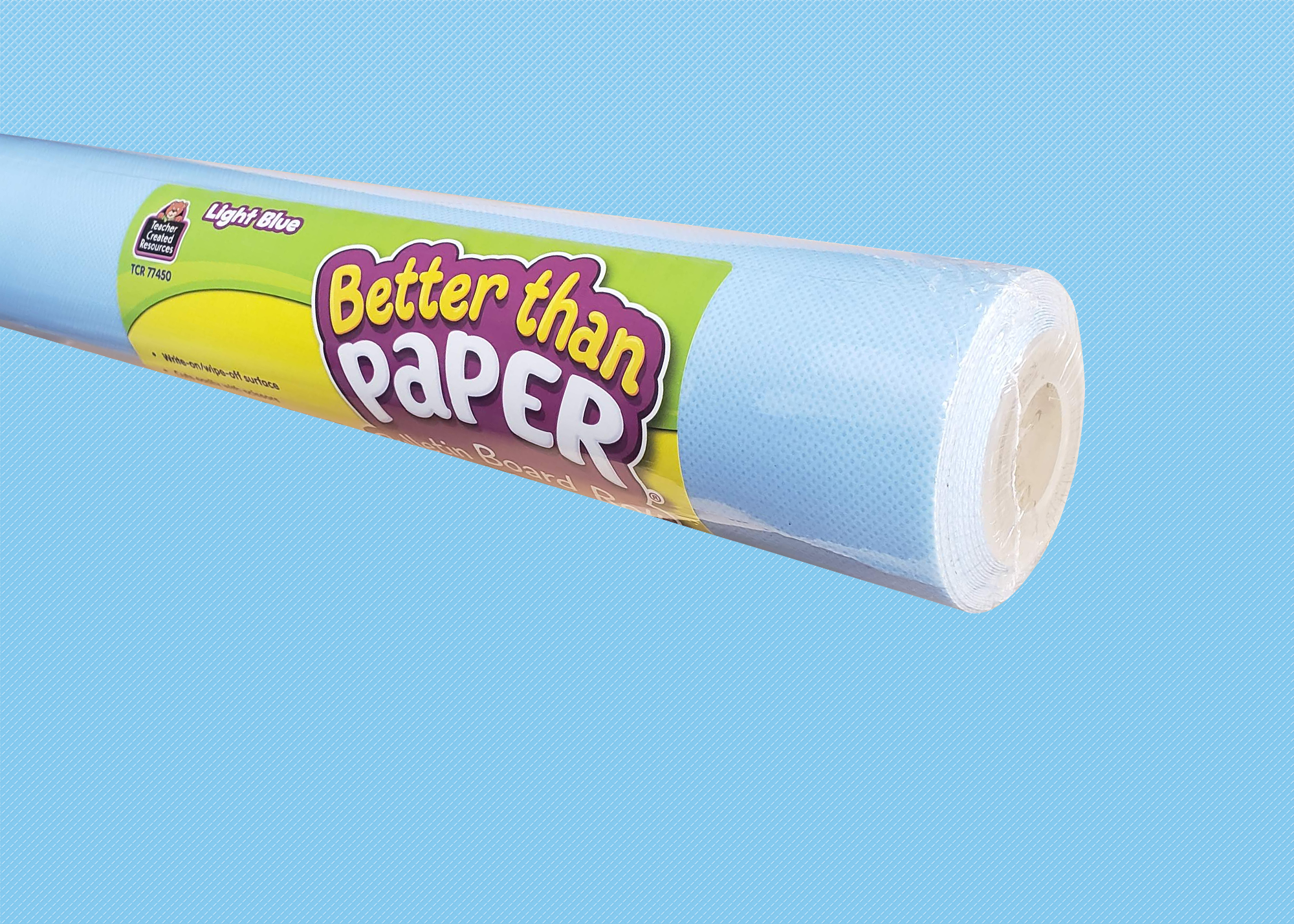 Teacher Created Resources Better Than Paper Board Roll, Light Blue, 48" x 12 ft, 1 Roll