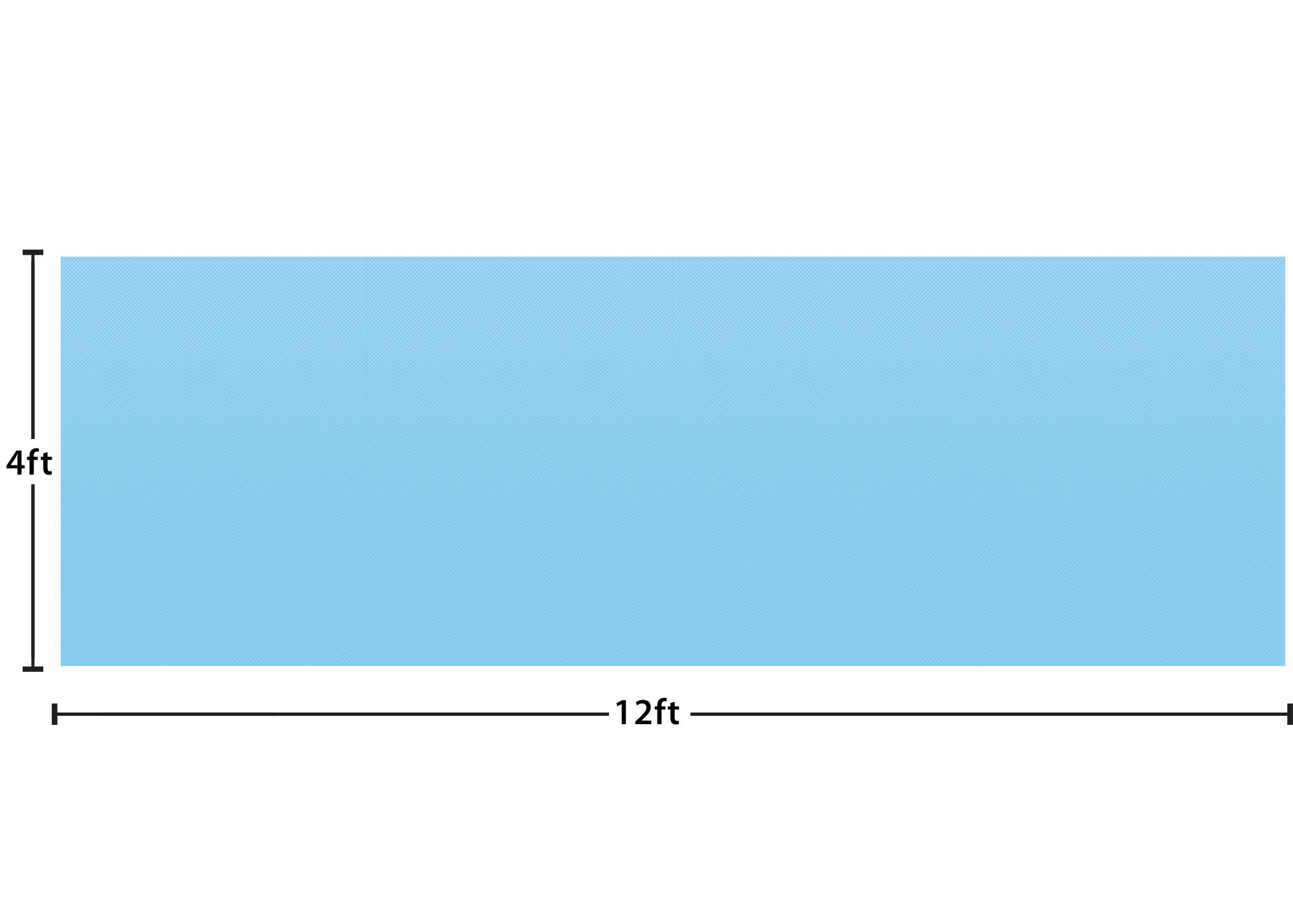 Teacher Created Resources Better Than Paper Board Roll, Light Blue, 48" x 12 ft, 1 Roll