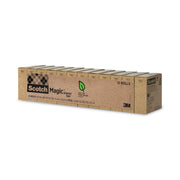Scotch Magic Greener Tape, 0.75" x 25 yd, 1" Core, Matte, Clear, Split/Tear/Yellowing Resistant, 1 Pack