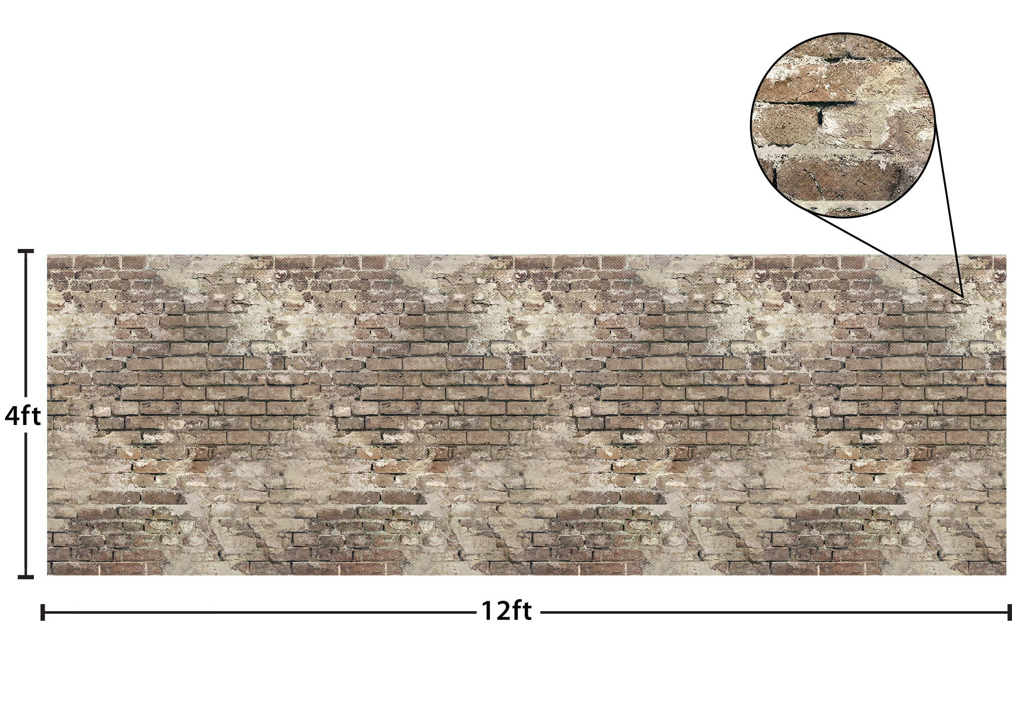 Brick and Plaster Better Than Paper® Bulletin Board Roll