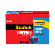 Scotch Heavy-Duty Shipping/Packaging Tape - 54.60 yd Length x 1.88" Width x 3.1 mil Thickness - 3" Core - Clear - Tear Resistant, Split Resistant, Breakage Resistance - For Mailing, Moving, Packing, Protecting, Sealing, Shipping - 18 / Box
